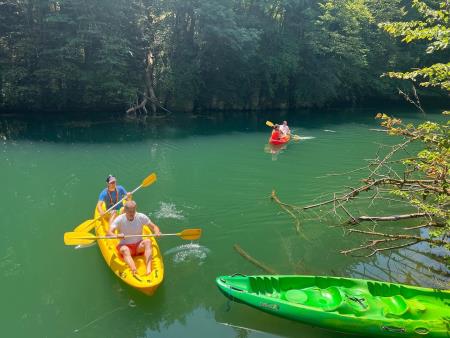 Nagradna vožnja s kanuji; Vir: RKJ